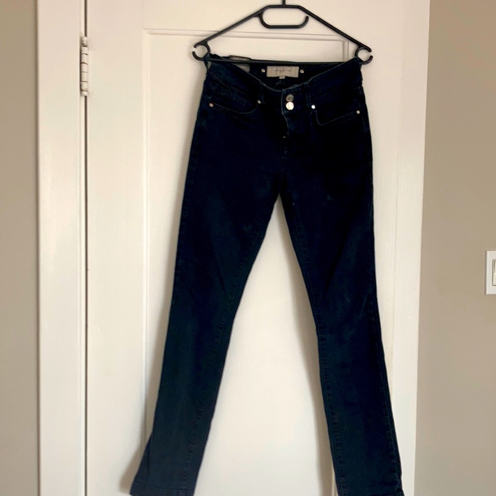 Karen Millen black high waist jeans. Size 4